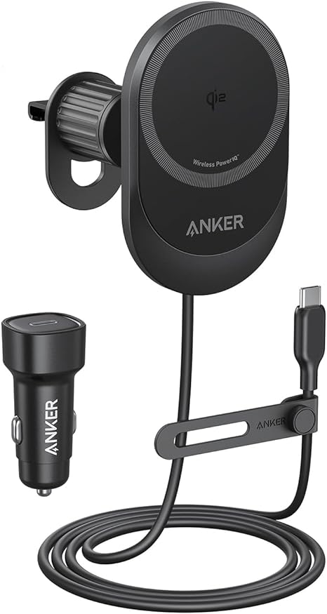 Anker MagGo Wireless Car Charger (15W)