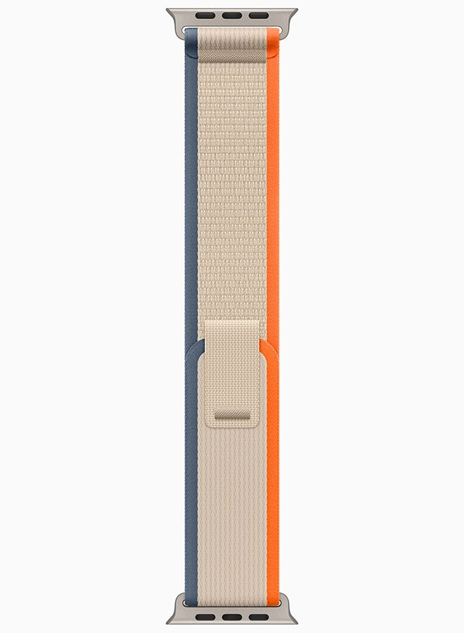 49mm Titanium Case With Orange/Beige Trail Loop